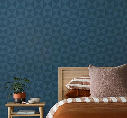 Miniatura 10 de NextWall Stacy Garcia Home Geo - Papel tapiz para despegar y pegar (gris lunar)