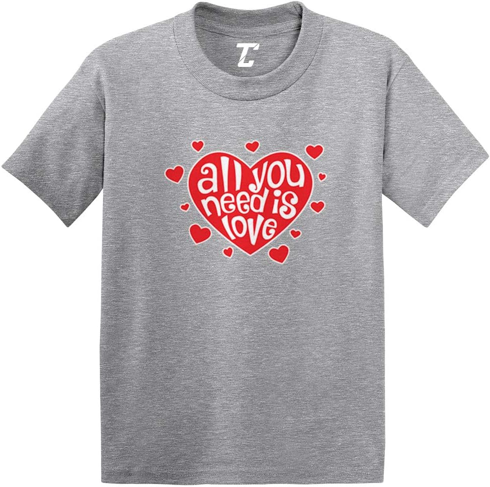 All You Need is Love - Heart Lyrics Infant/Toddler Cotton Jersey T-Shirt