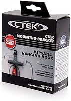 Vista 2 de CTEK Soporte de Montaje / Soporte de Montaje CT5, Almacenamiento Práctico y Seguro para su Cargador de Batería CTEK, Compatible con Cargadores CTEK