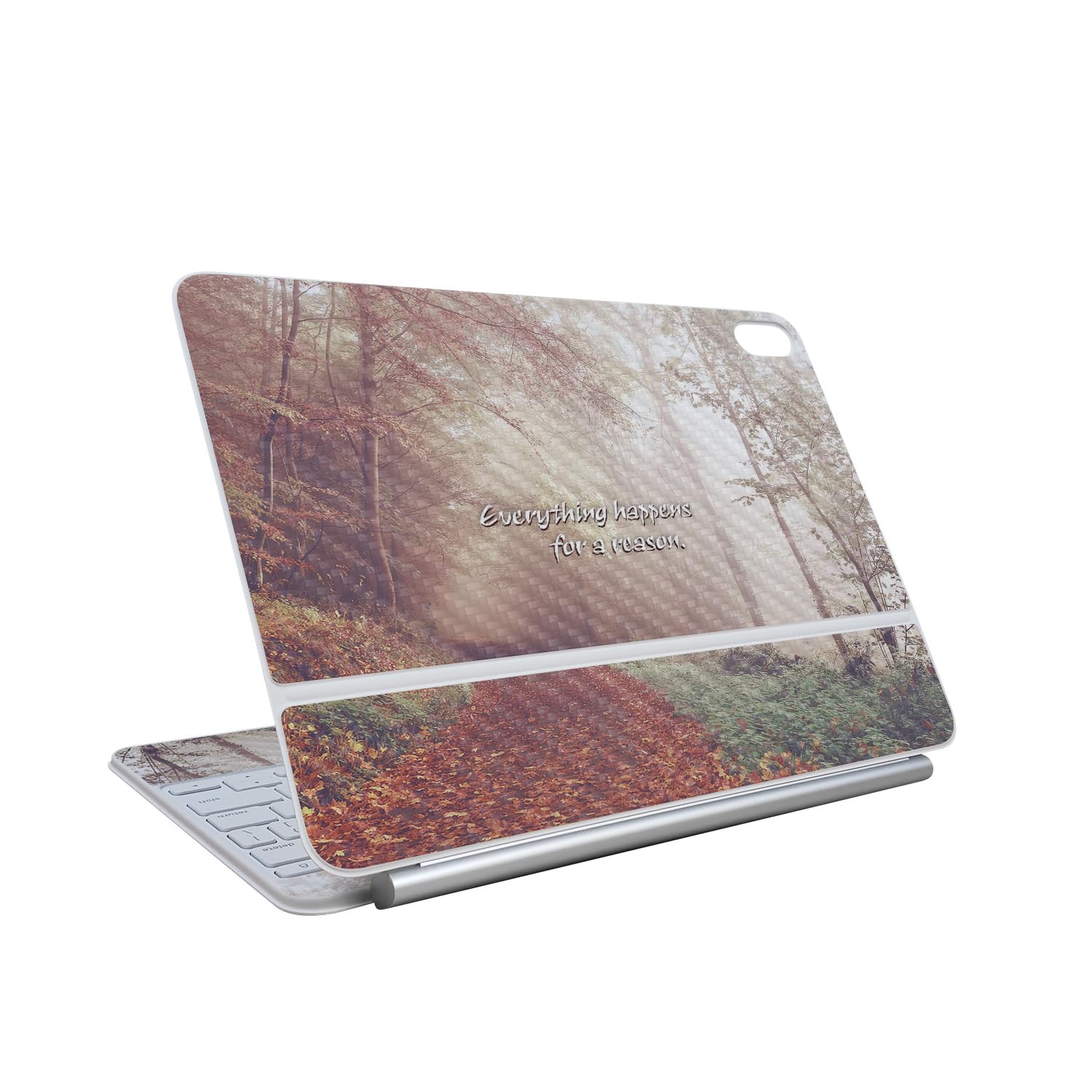 Glossy Glitter Skin Compatible with Apple Magic Keyboard for iPad Air 13-inch (M3) 2025 - Vintage Polaroid - Premium 3M Vinyl Protective Wrap Decal Cover - Easy to Apply | MMade in The USA