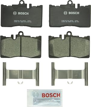 BOSCH BC870 QuietCast Premium Ceramic Disc Brake Pad Set - Front | Compatible with Select Lexus LS430