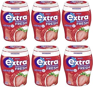 Extra Professional Fresh Erdbeere, 6x50 Dragees