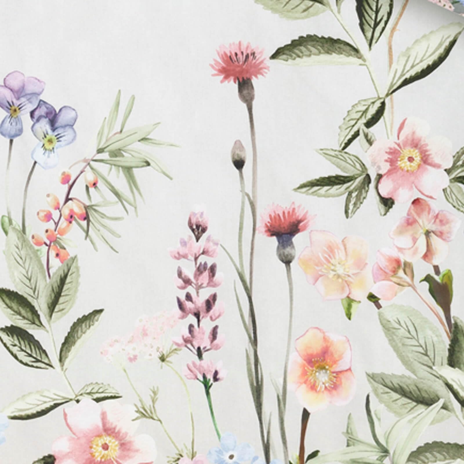 Estella Bettwäsche Nancy Mako-Satin grün Größe 135x200 cm (80x80 cm)