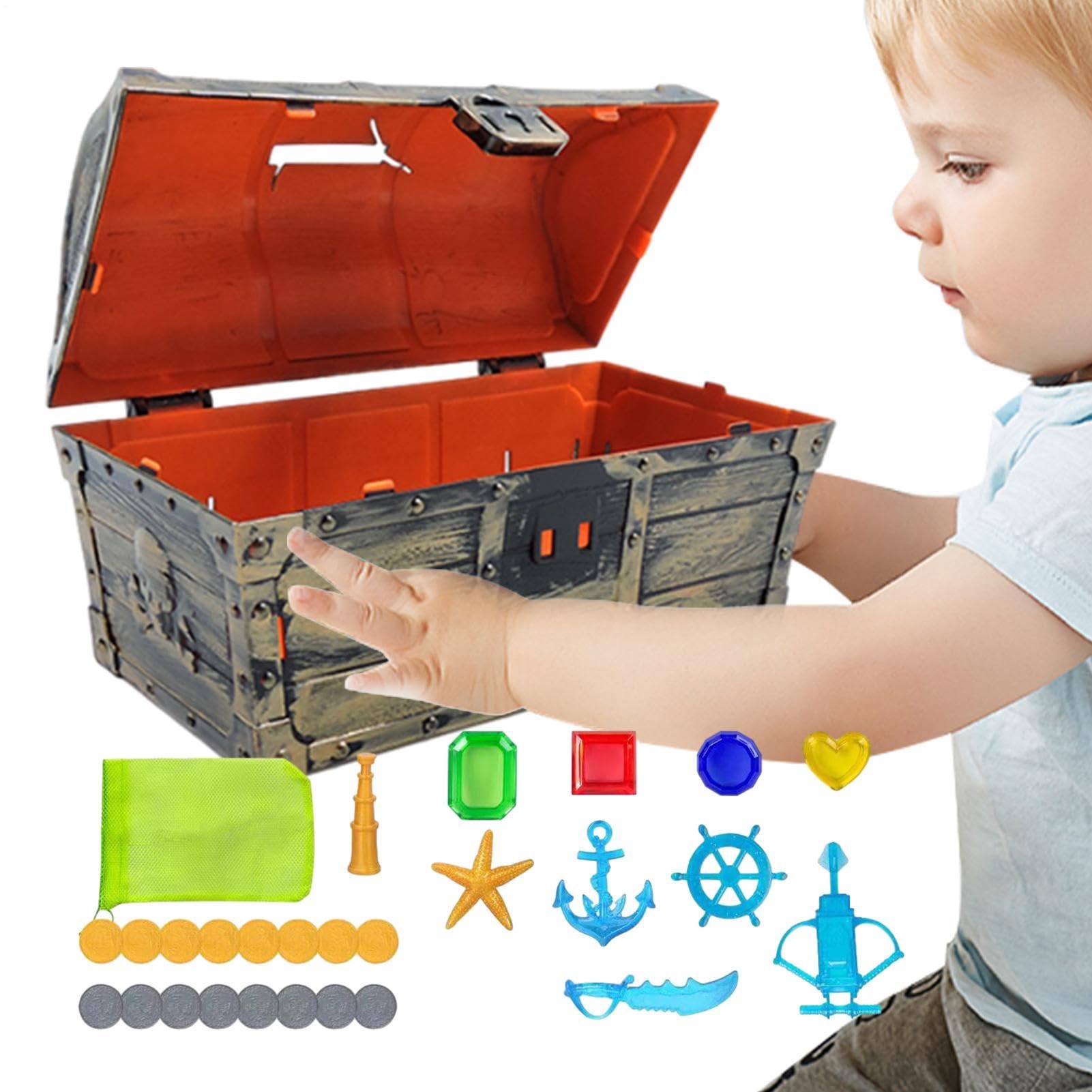 Cofres del Tesoro – Pro | Pirata – Cofres del Tesoro Pirata Grandes De Almacenamiento De Juguetes De Tamaño XL Colección Favorita De Los Maestros Cofre De Rendimiento Decorativo | 2026 Profe
