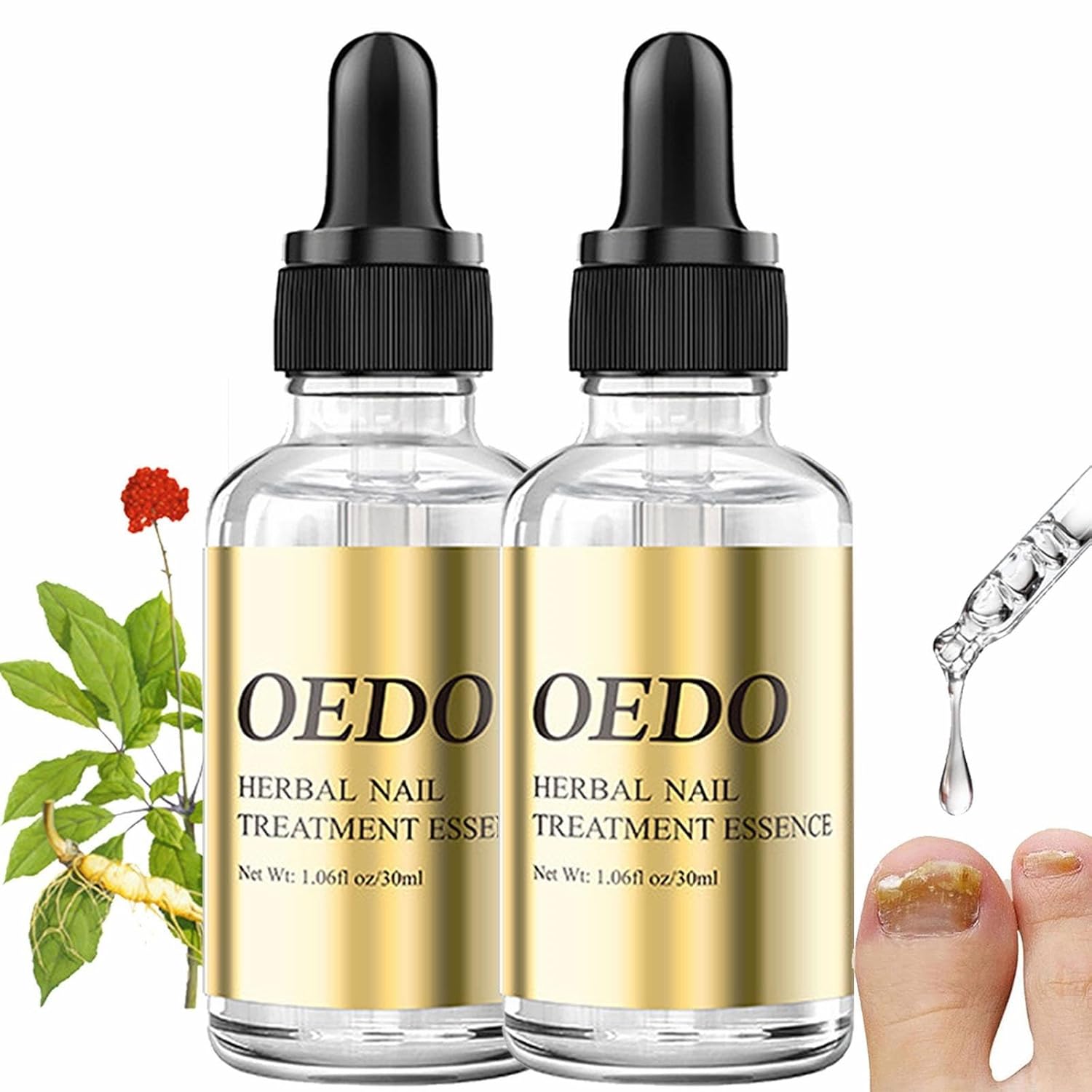 Oedo Herbal Nail Essence,30ML Oedo Fungus Treatment Oil