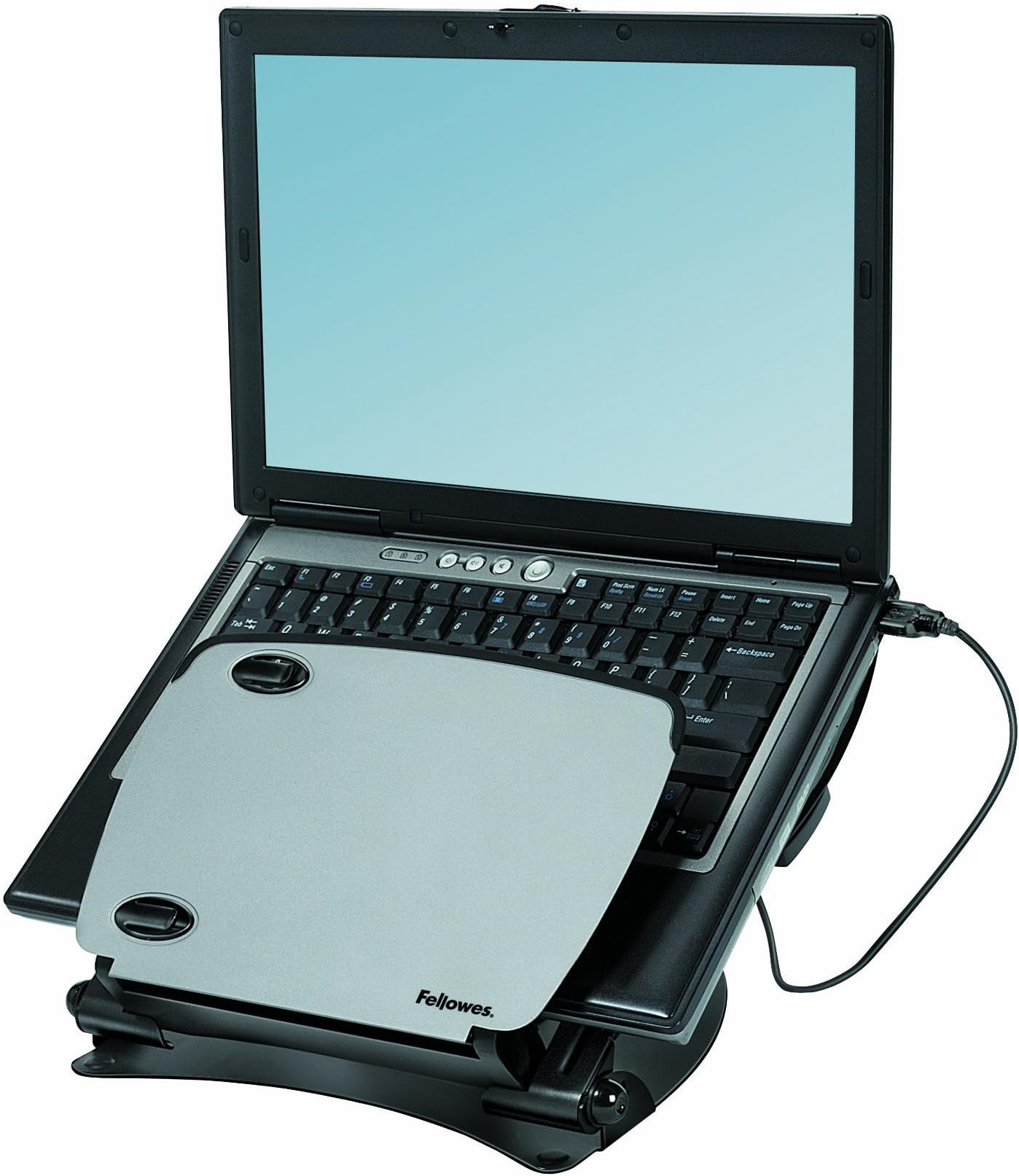 Fellowes Professional Series Laptop Workstation with USB, Black (8024601)