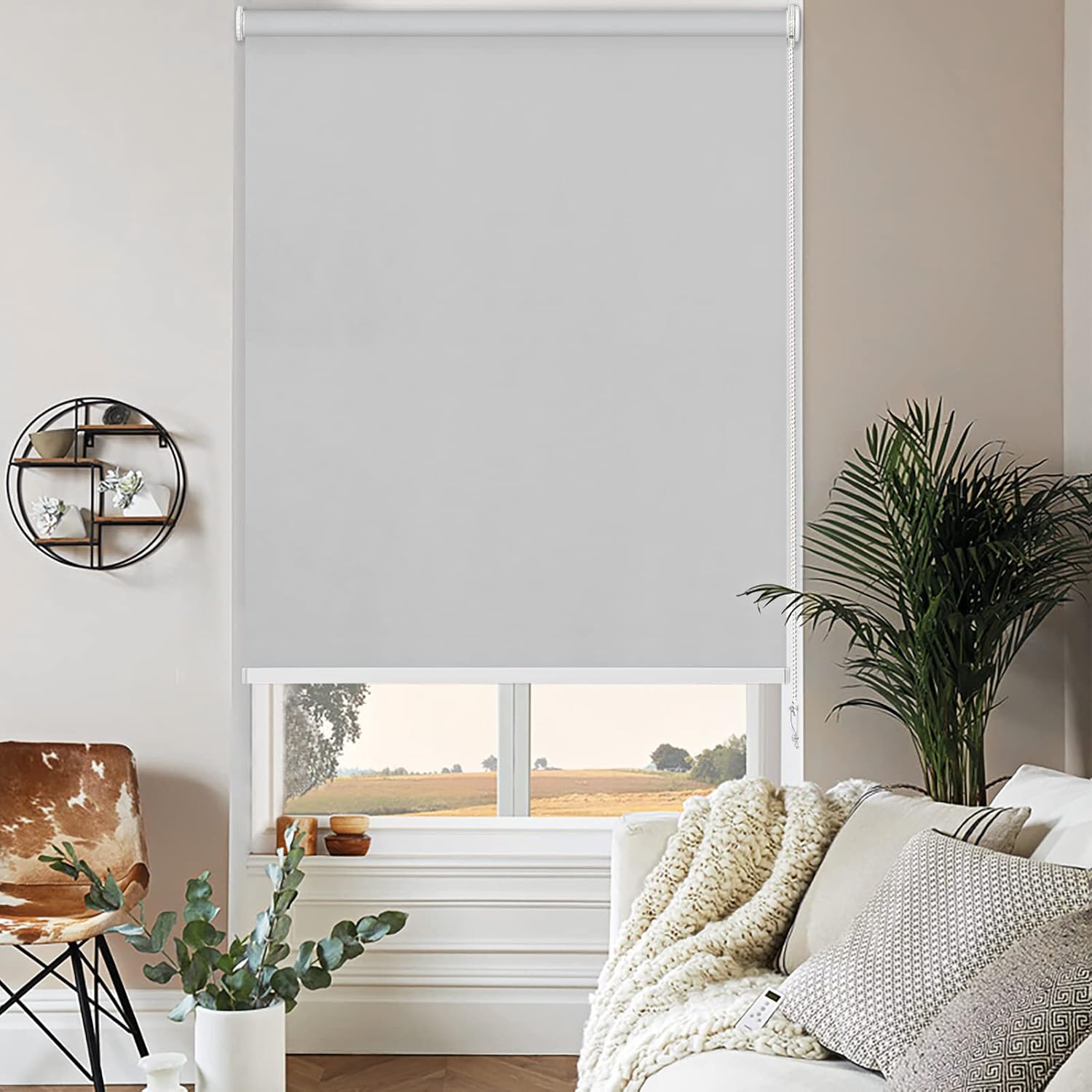 Buy Roller Shades for Windows Blackout No Drill Corded Roller Blinds