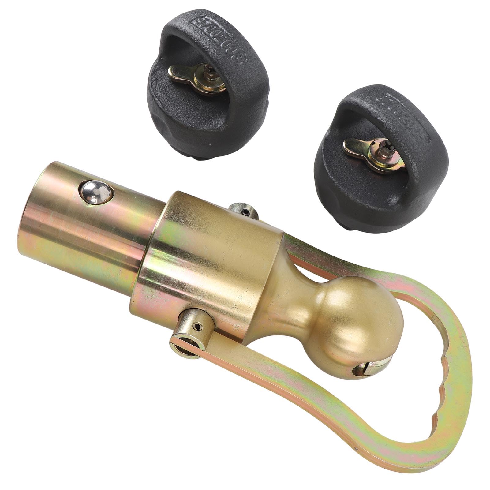 aqxreight Kit Collo di Cigno e Catena GNXA2061 Sostituzione Collo di Cigno in Acciaio Inossidabile da 2-5/16 Pollici Capacità di Carico di 30000 Libbre per Camion 2500 3500 Sostituti Kit di e Catena