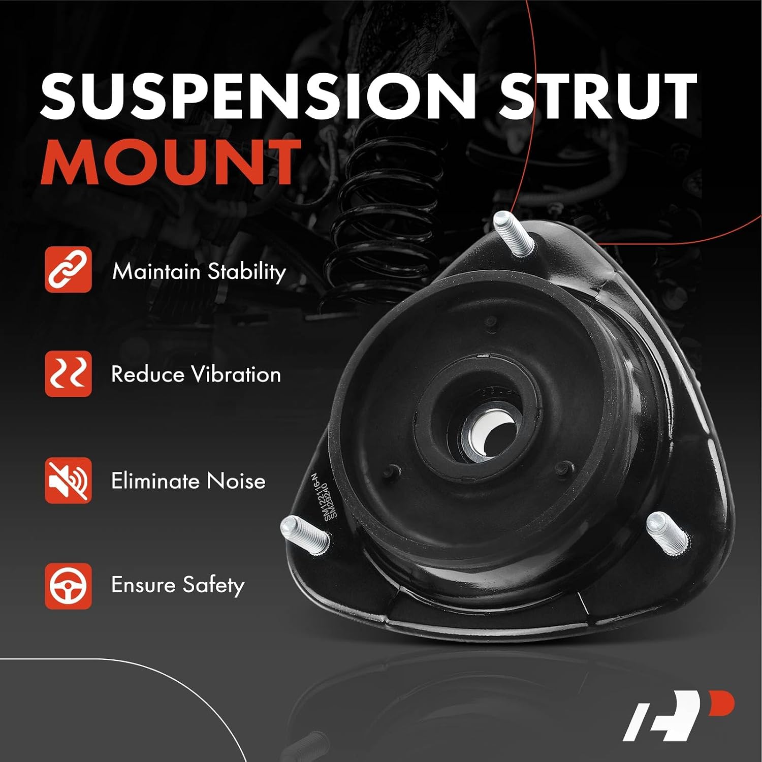 A-Premium Front Suspension Strut Mount Compatible with Subaru Outback 2000-2004/2010-2014 Forester 1998-2008 Impreza 1993-2007 Legacy 1990-2004/2010-2014 Baja 2003-2006