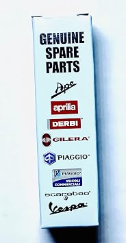 OEM Vespa Piaggio Spark Plug CR8EKB Dual Ground Electrode 639687 for Vespa GTS 300, GTS 300 Super, GTV 300, BV 300 1 Pack