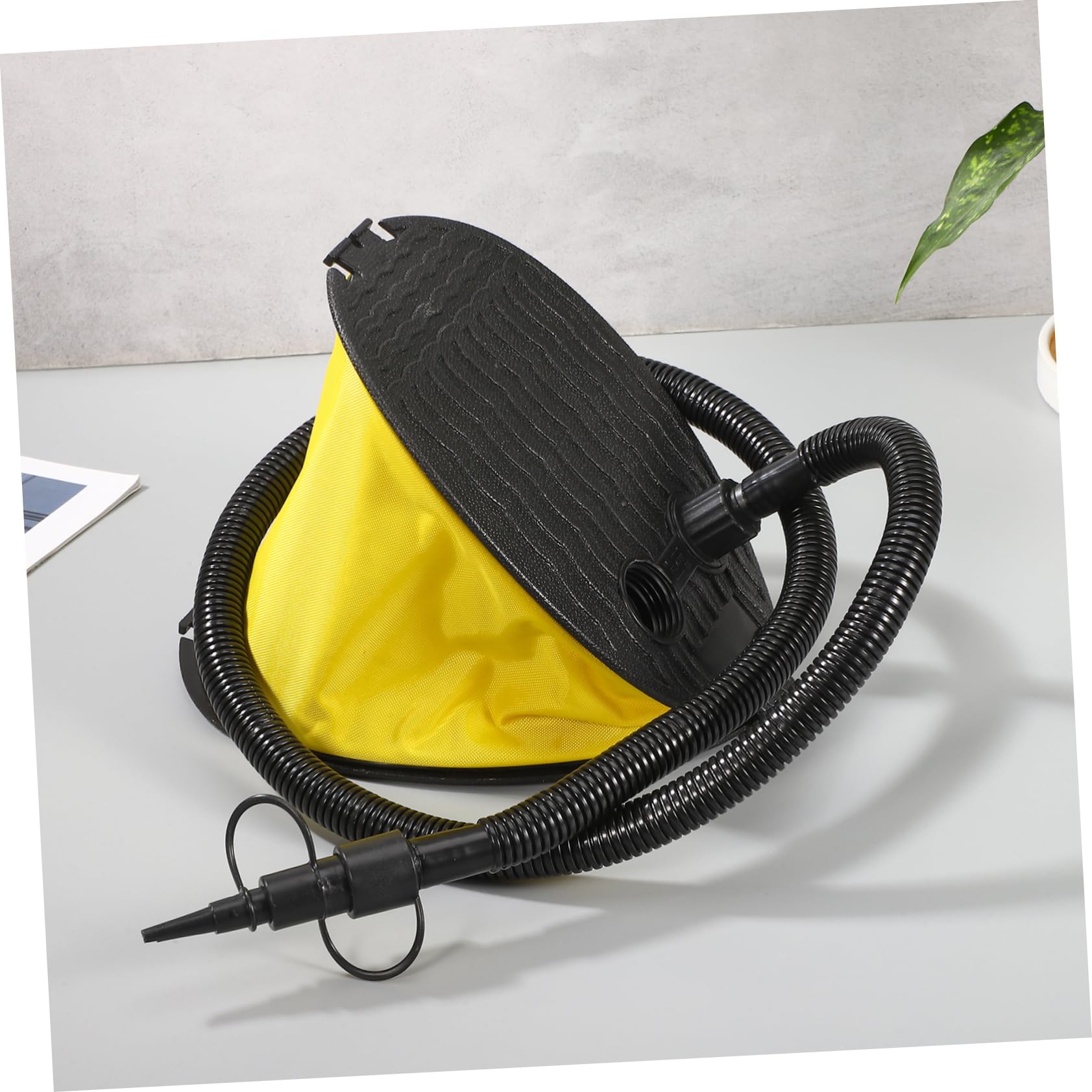 MAGICLULU 3 Stück Blasebalg Fußpumpe Adapter Fußbetriebene Luftpumpe für Luftmatratze Luftbett Camping Kajak Bootsitz Luftkissen Inflator Tragbar ohne Stromversorgung