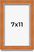 Vista 177 de Marco marrón de 18 x 24 pulgadas, marco de madera maciza de nuez de miel, ancho de moldeo de 0.875 pulgadas, profundidad de rabo de 0.875 pulgadas