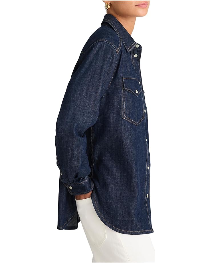 Madewell Oversized Western Shirt In Rinse Wash - #2 of 5