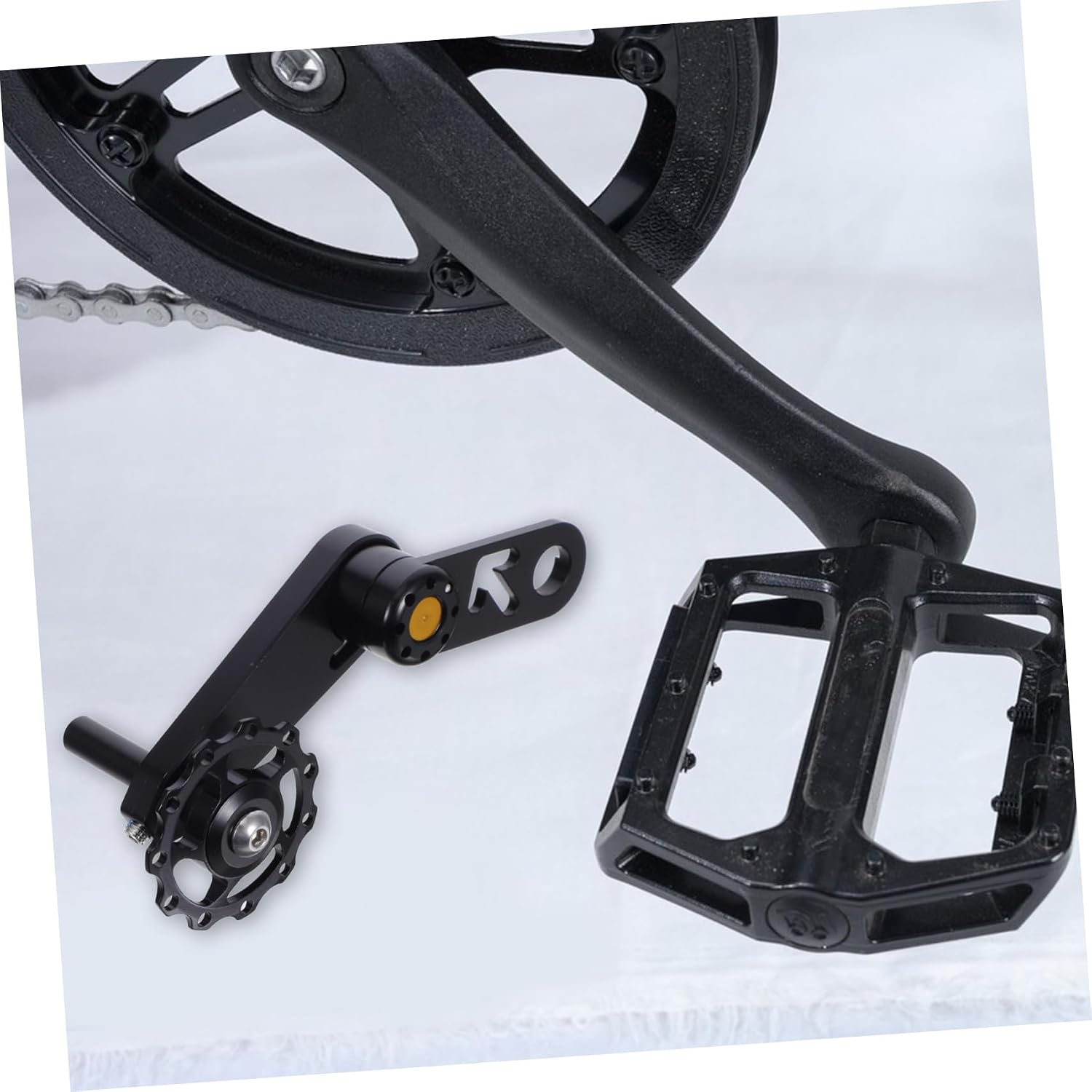 Chain Tensioner for Bikes Single Speed Bicycle Chain Aluminum Alloy Bikes Derailleur Rear Derailleur Speed Converter