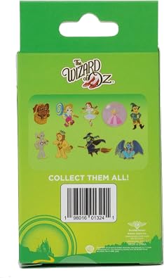 The Wizard of Oz Mystery Enamel Pin Blind Box Series, Dorothy, Toto, Scarecrow, Tin Man, Cowardly Lion, Wicked Witch, Flying Monkey, Glinda, or a Munchkin