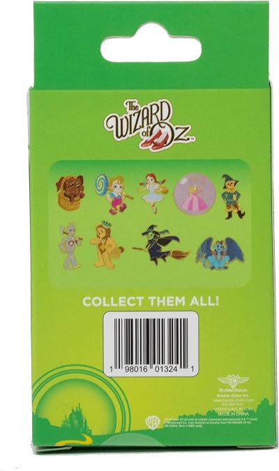 The Wizard of Oz Mystery Enamel Pin Blind Box Series, Dorothy, Toto, Scarecrow, Tin Man, Cowardly Lion, Wicked Witch, Flying Monkey, Glinda, or a Munchkin