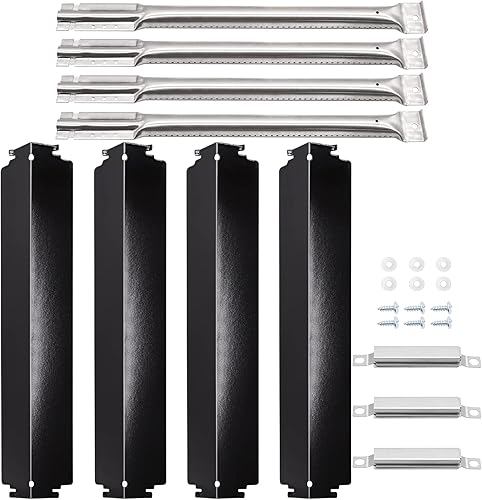 Yiming Piezas de repuesto de parrilla para modelos de parrilla Charbroil 463268008, 463268007, 463268606, 463248108, 463268706. Escudos térmicos