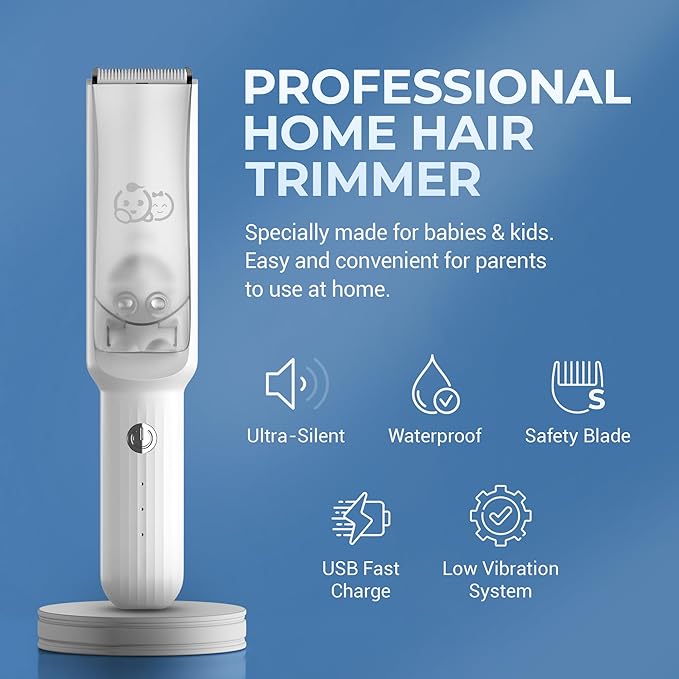 Set Cortadora de Cabello para Bebé con Aspiradora y Accesori miniatura 3