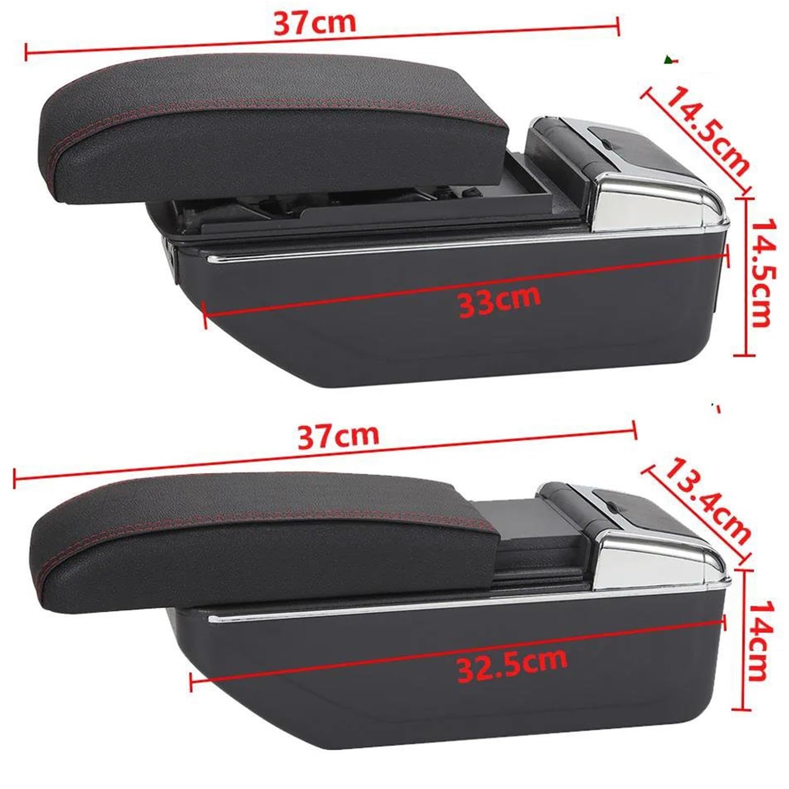 Accoudoir De Voiture Pour Peugeot 208 (2008) (2019-2024) Boîte Rangement Pièces Détail Intérieur Accessoire Pour Espace Utilitaire Arrière(Type G)