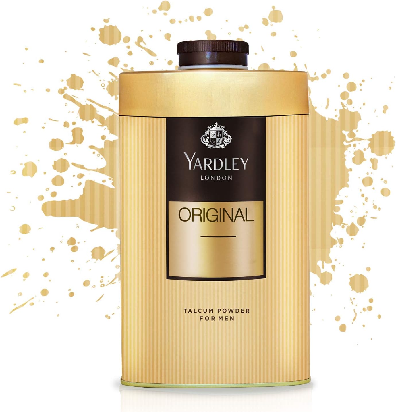 Yardley Original Classic Perfumed Talcum Body Powder - 150g | Long Lasting Freshness, Odor Protection & Masculine Fragrance | For Men