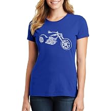 Women's Motorcycle Typography T-Shirt