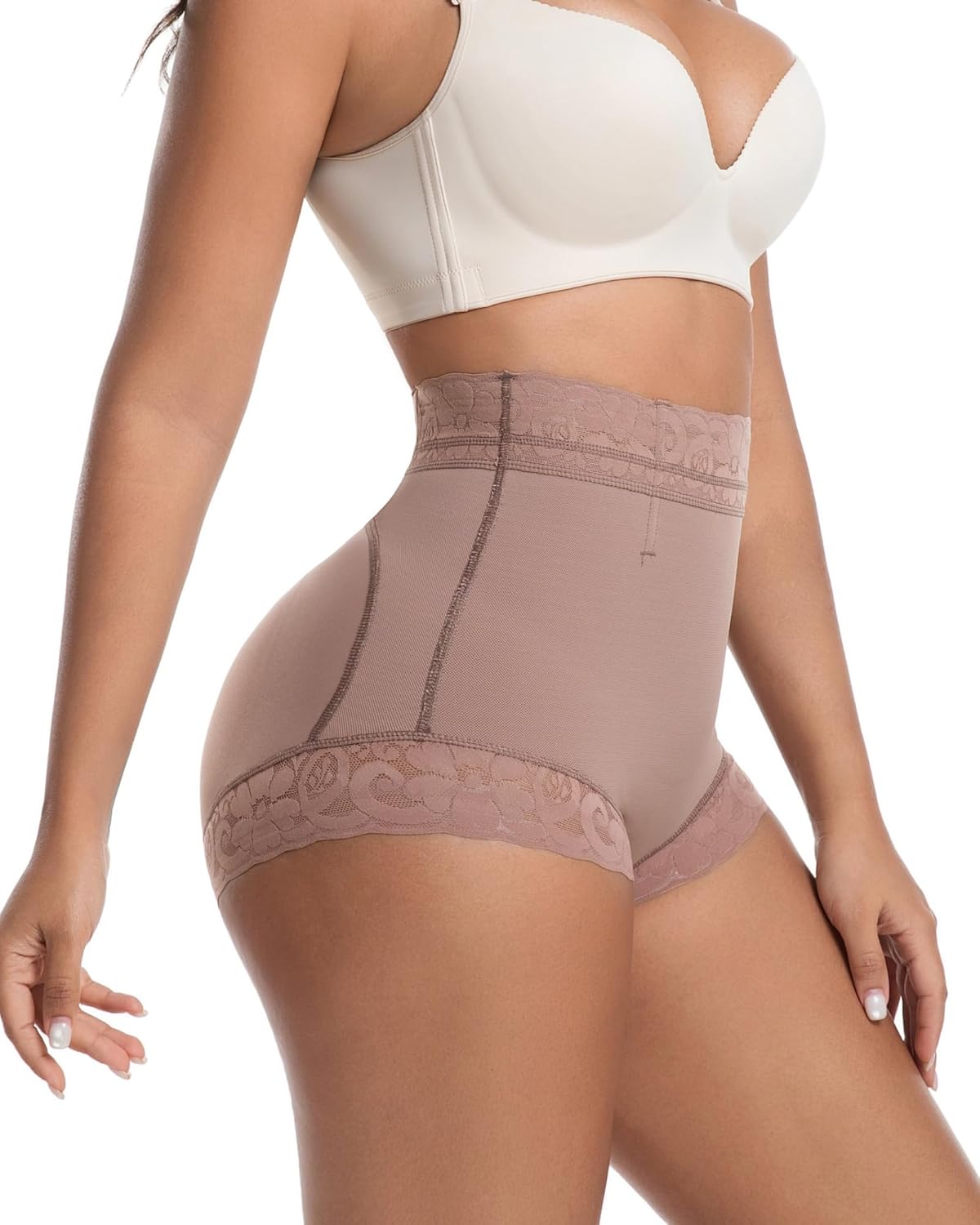 Padded Underwear Butt Lifting Shapewear for Women Butt Lifter Panties Butt Pads Tummy Control Shorts - Image 2
