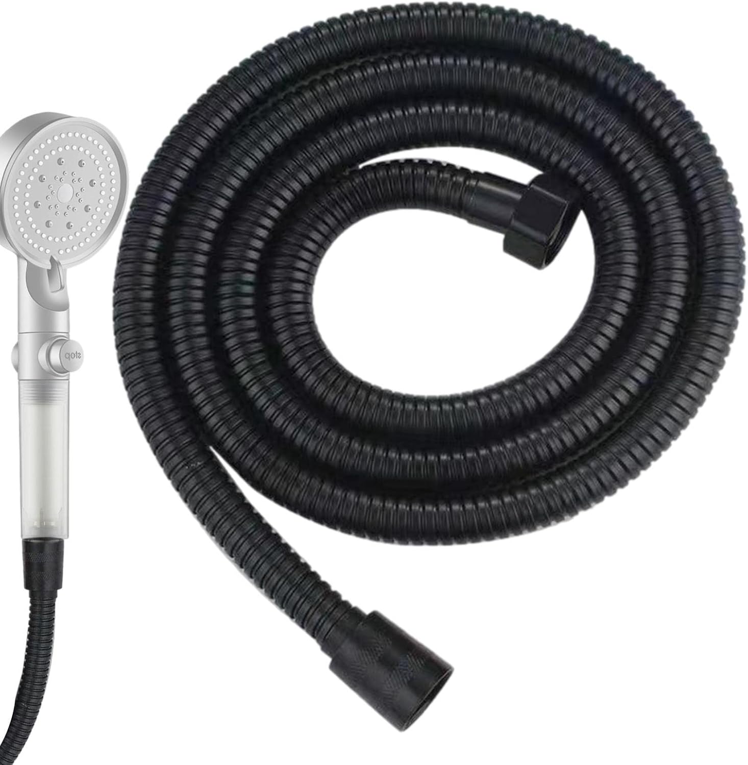 High Pressure Shower Head 5 Levels Handheld High Flow Shower Head