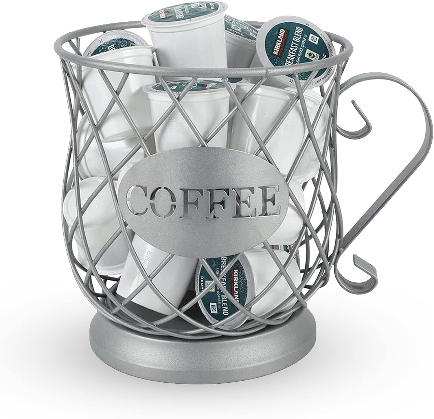 Coffee Pod Holder and Organizer Mug with Base, Cup Keeper Coffee