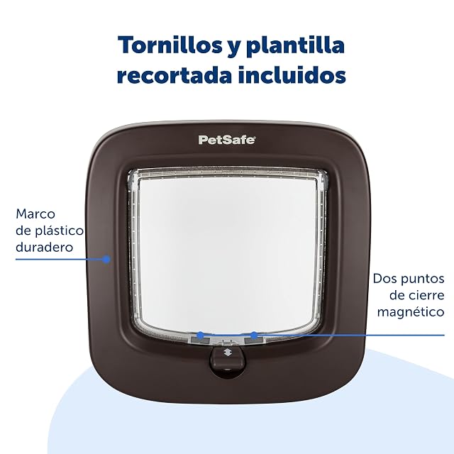Foto 5 de 8 de PetSafe Gatera de Cierre Manual, Marrón