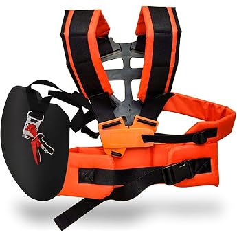Double Trimmer Shoulder Strap Comfort Adjustable for Brushcutter
