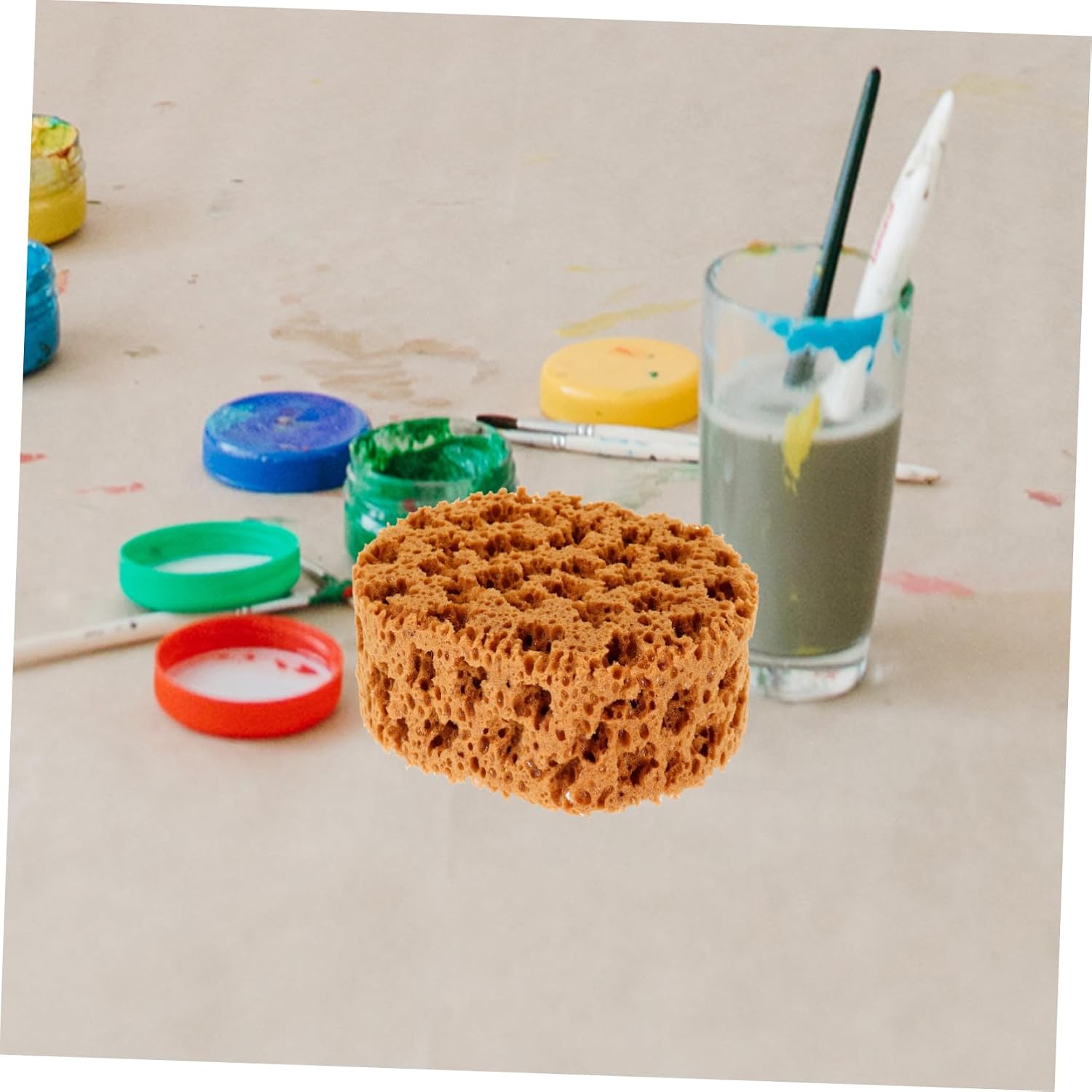 Paint Tool Reusable Sponge Brush Sea Sponge for Art Comfortable Art Supplies