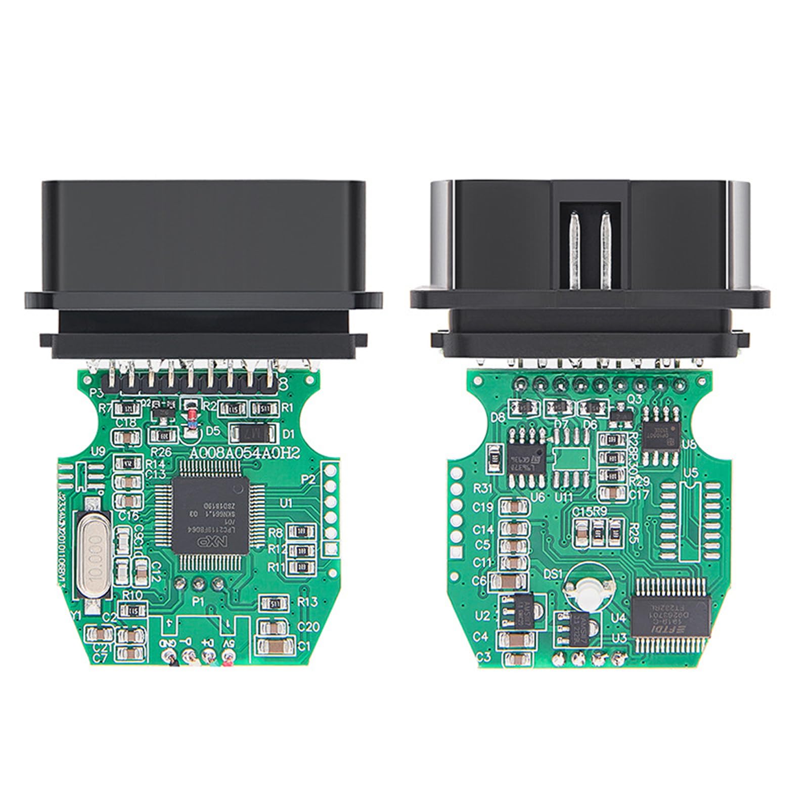 VCI J2534 OBD2 USB-Diagnosekabel, Software V16.00.017 & Firmware V1.4.8, ECU-Codierung, Programmierung und OBDII-Scan-Tool, 16-polige Schnittstelle, kompatibel mit Windows XP/7/10, Treiber-CD im