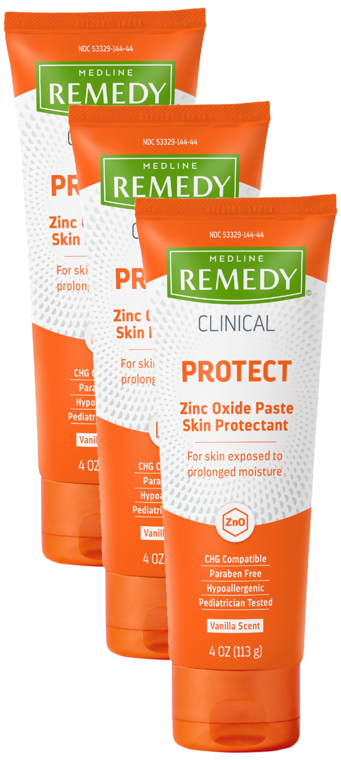 Medline Remedy Phytoplex Z-Guard Skin Protectant Paste, 4 Ounce (Pack of 3)