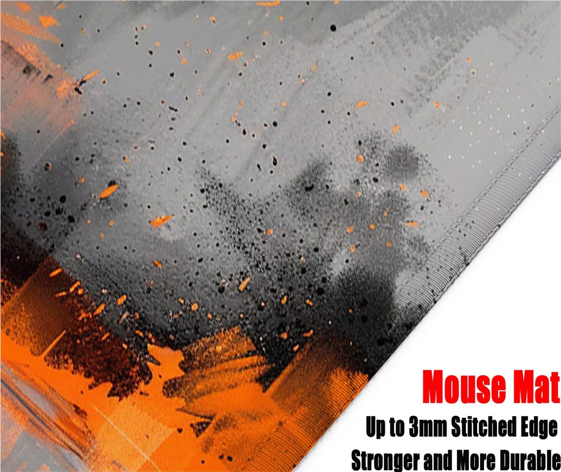 Tapis de Souris Gaming, Loup Tapis de Souris XXL 1000 X 500 mm, Large Mouse Pad Noir Motif avec Bords Cousus pour Améliorer Précision et Rapidité, Base en Caoutchouc Antidérapant, Cadeau -zzg2505NW