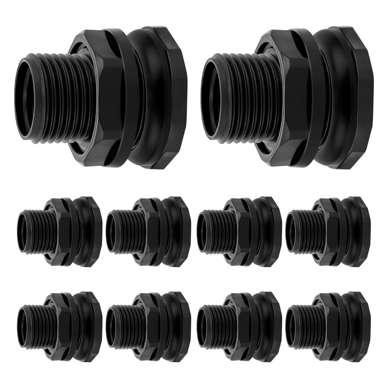 Tsophreniq Multicolor 10Pcs Resistant Water Connectors Garden Irrigation Pipe Waterproof Water Pipe For Aquariums And Irrigation Durability Threaded Adapters
