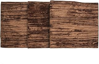 SORRENTO velours plissé Couleur café-Chemin de table-Chemin de table - 33 x 72 cm