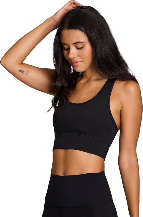 RBX Active Women's Bra Top, Athletic Yoga Crop Tank Top with Built in Shelf Bra
