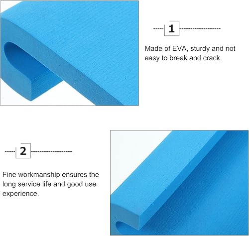Miniatura 4 de PRETYZOOM Cojín de asiento de kayak, almohadilla de asiento de barco Eva, almohadilla antideslizante para asiento de barco, almohadilla de asiento