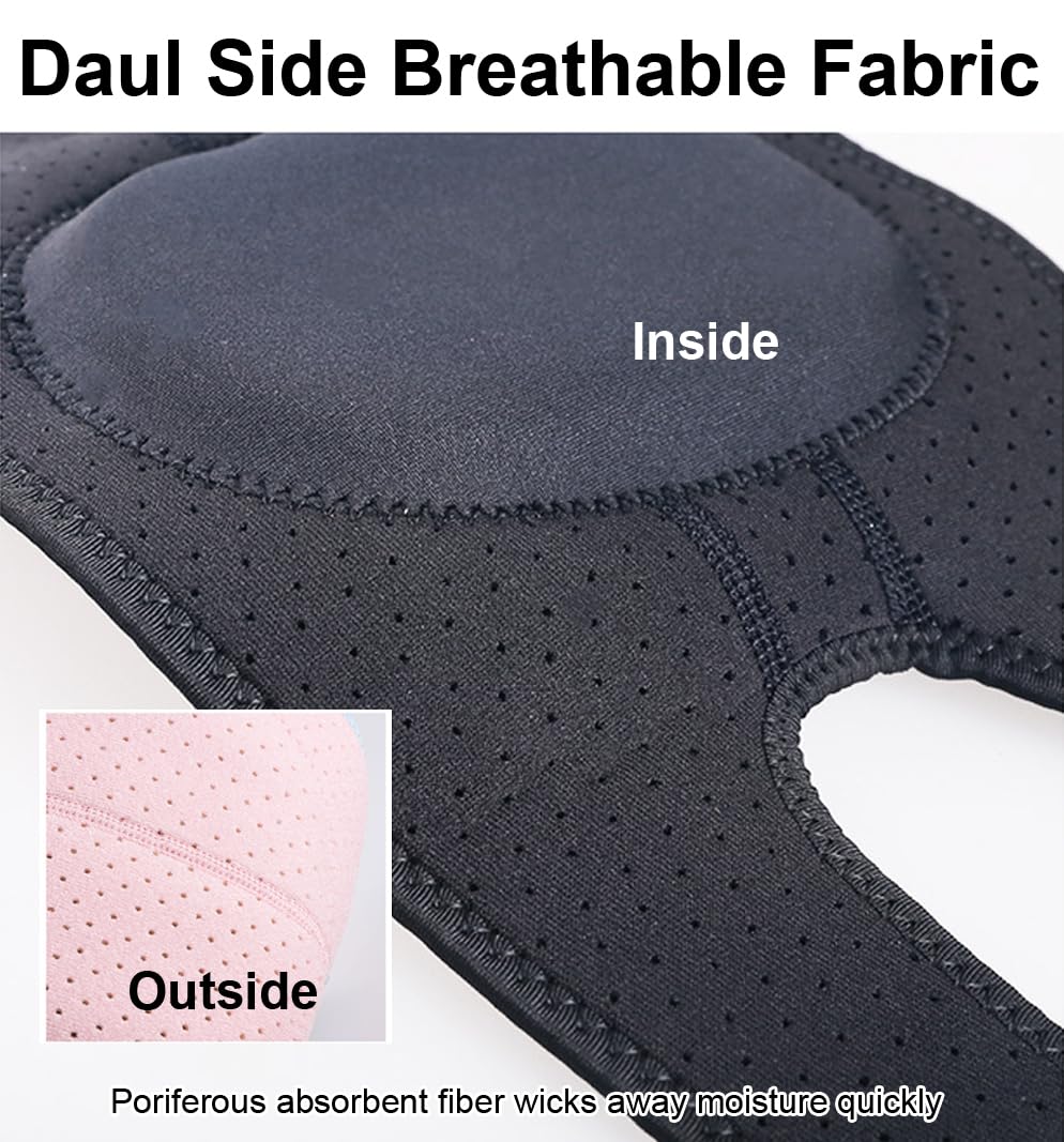 Knee Pads for Women & Men, Soft Dance Knee Pad Volleyball Knee Pads for Women Men Wrestling Gear, Crash Pad Snowboarding Gear Knee Protector for Work (Fit Under 120lbs) - Image 5
