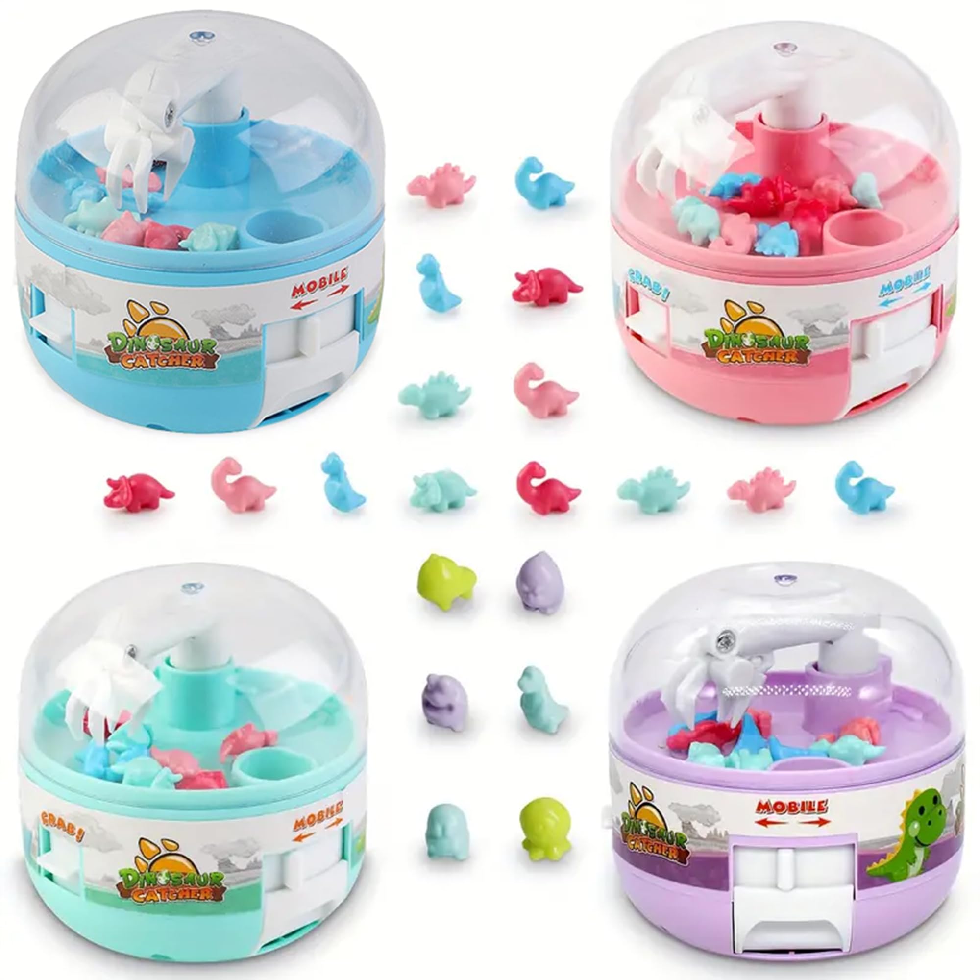 Kidology Mini Claw Machine, Tiny Dinosaur Toy Claw Machine for Kids Miniature Hand Claw Machine Set with Mini Dinosaur Toys Small Game Birthday Gift Party Favors for Boy Girl Kids 1 2 3 4+ Years -Set (B0CKF9Q733) Amazon Price History, Amazon Price Tracker