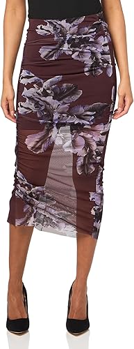 AllSaints Women's Skirts Nora Skirt Monica Oxblood Red UK 16/US 12