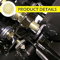 Vista 3 de Ajxn 4 PCS Topes de Interruptor de Freno, Almohadilla de Pedal de Freno Automático Tope de Interruptor de Luz de Freno Almohadilla de Interruptor