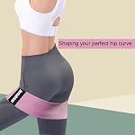 Resistance Bands 3 Strengths Level Optional Non-Slip Exercise Band Booty Loops for Women Yoga, Pilates, Rehab, Fitness and Home Workout