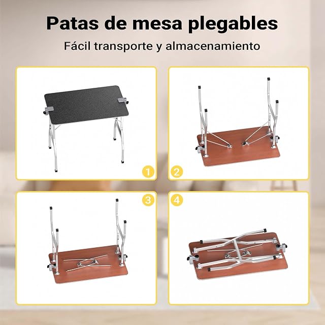 Foto 8 de 8 de Mesa para corte canina con 2 lazos peluqueria mascotas perro gato tabla