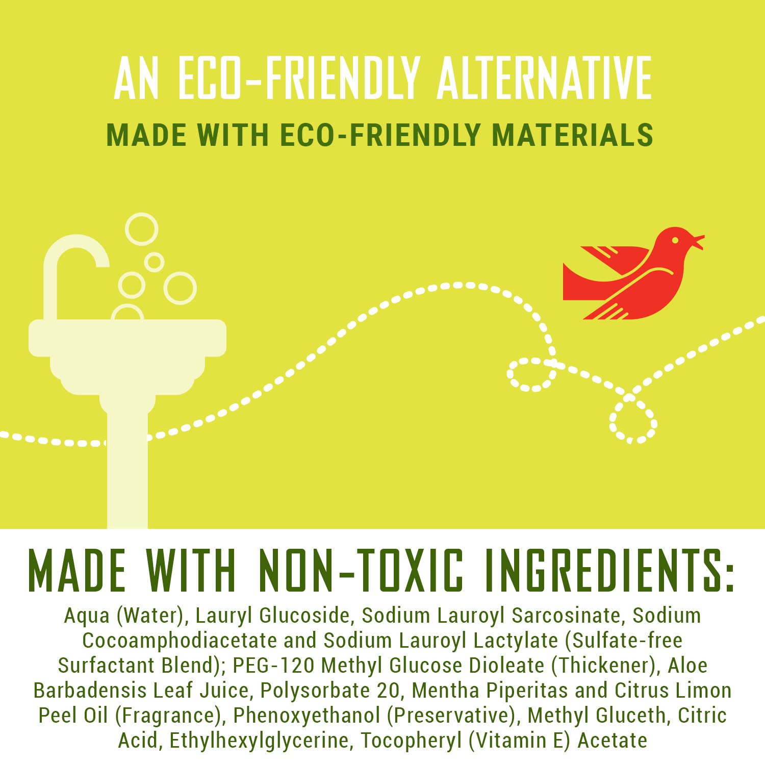 Rebel Green Liquid Hand Soap - Moisturizing Natural Bathroom & Kitchen Liquid Soap - Gentle Household Hand Wash (Peppermint and Lemon, 16.90 Fl Oz (Pack of 4))