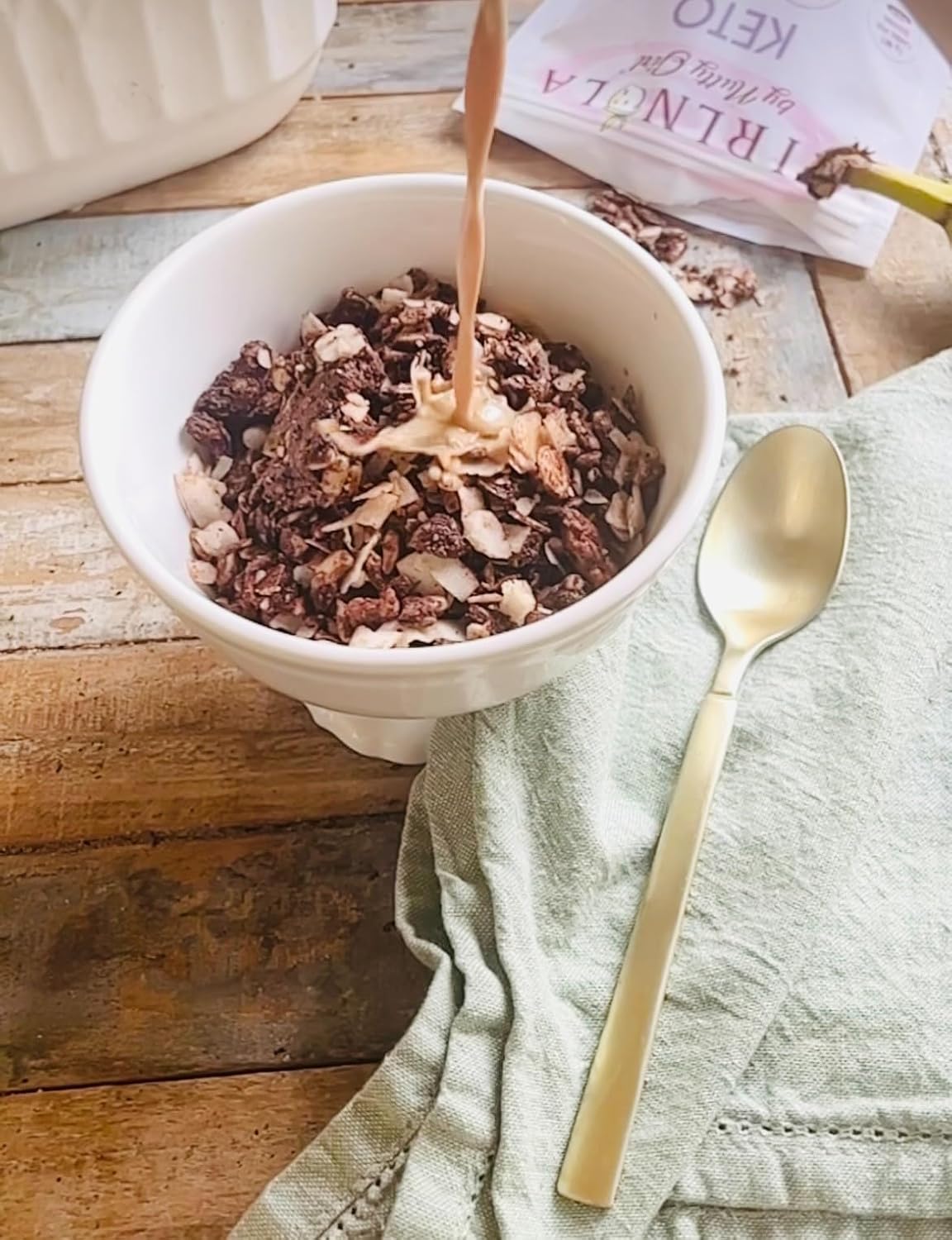 Low Sugar Low Carb Granola Cereal | Variety (10oz) 4 Pack | Nutty Girl Keto Girlnola®