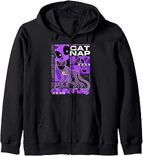 Poppy Playtime Cat Nap Get Some Rest Multiple Pose Zip Hoodie