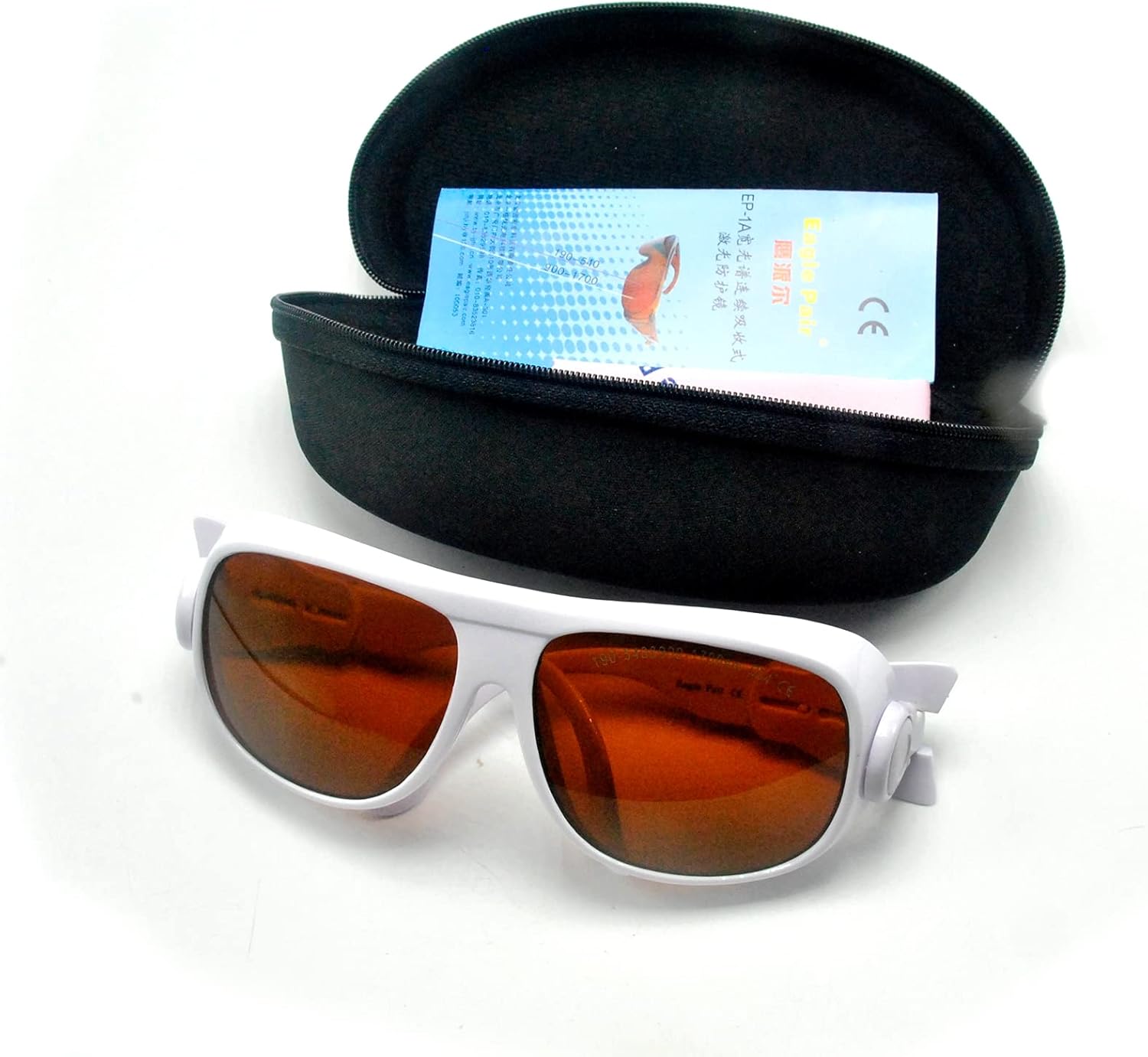 Laser Safty Glasses 532nm 980nm 1064nm Protective Goggles 190nm-540nm&900nm-1700nm CE YAG OD4+