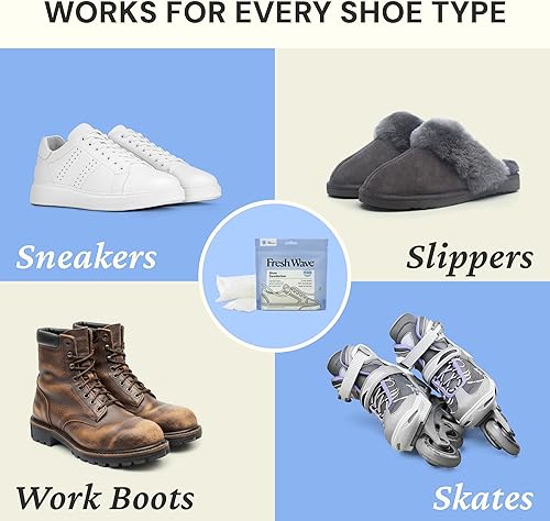 Vista 14 de Fresh Wave Paquetes eliminadores y desodorizantes de olores de limón Bolsa de 6 Alivio de olores más seguro para espacios pequeños Eliminador