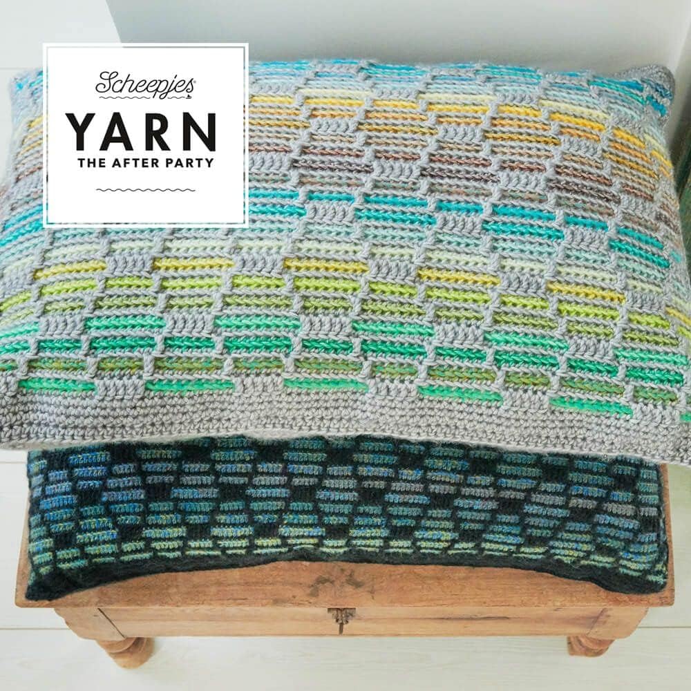 Scheepjes Yarn The After Party Pattern No. 50 - The Honeycomb Cushion